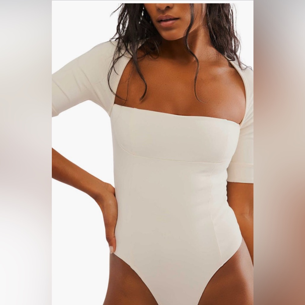 Free People - Everly Square Neck Bodysuit
